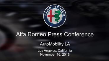 Conférence de presse Alfa Romeo Stelvio